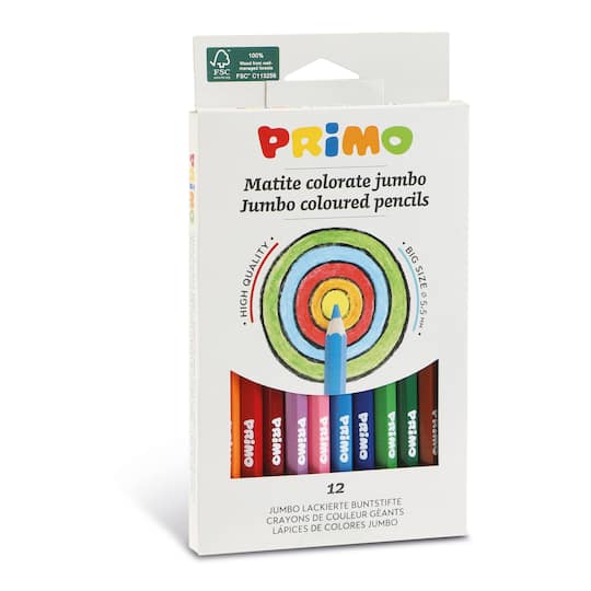 PRiMO Jumbo Colored Pencil Set, 12ct.